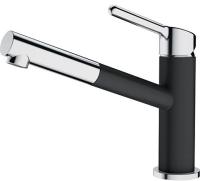 Смеситель FRANKE Orbit с выдвижным шлангом, оникс