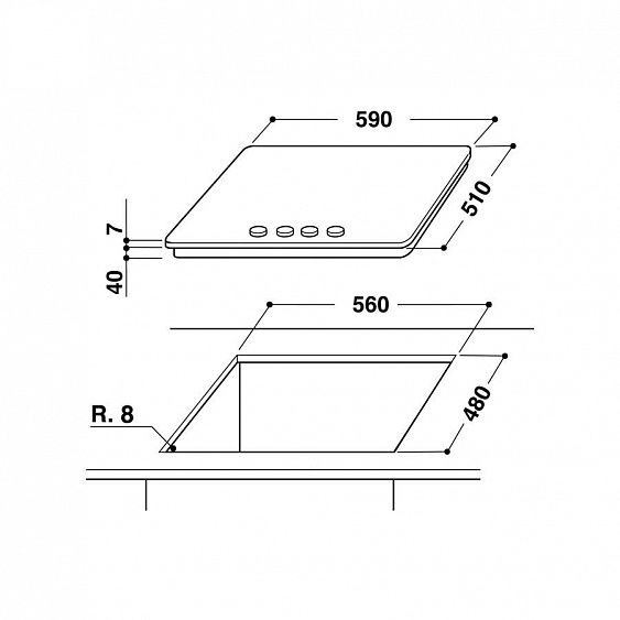 Варочная поверхность WHIRLPOOL  gos6413/nb купить с доставкой по Москве и Московской области в интернет-магазине АваТехно
