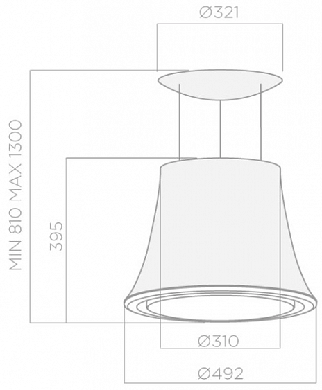 Вытяжка Elica AUDREY HEAVYMETAL/F/50 купить с доставкой по Москве и Московской области в интернет-магазине АваТехно