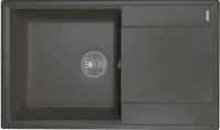 Кухонная мойка Flortek Консул 840 антрацит (23.020.D0840.302)