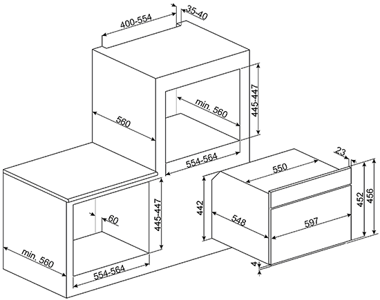 Электрический духовой шкаф SMEG sf4920mcx купить с доставкой по Москве и Московской области в интернет-магазине АваТехно