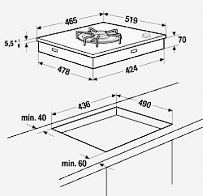 Поверхность KUPPERSBUSCH gws 457.0m купить с доставкой по Москве и Московской области в интернет-магазине АваТехно