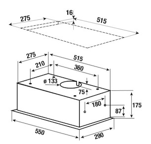 Встраиваемая вытяжка Kuppersbusch DEL 5100.0 S купить с доставкой по Москве и Московской области в интернет-магазине АваТехно