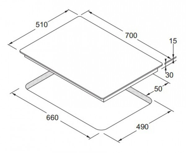 Поверхность FRANKE fhcl 704 4c m gf (108.0302.178) купить с доставкой по Москве и Московской области в интернет-магазине АваТехно