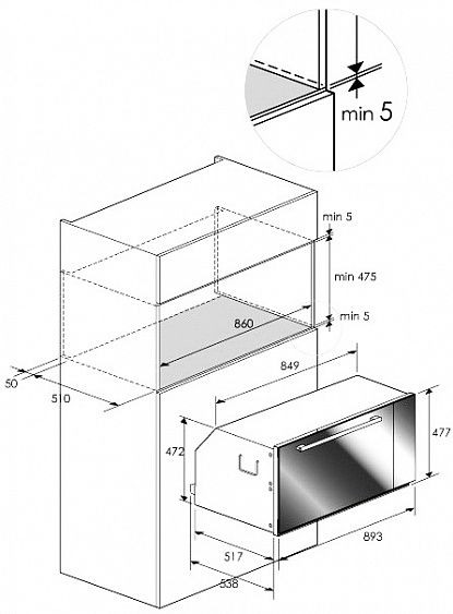 Духовой шкаф FULGOR LO 9014 TC BK купить с доставкой по Москве и Московской области в интернет-магазине АваТехно