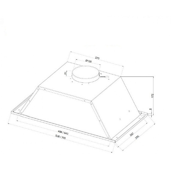 ВЫТЯЖКА SCHAUB LORENZ SLD ES8020 купить с доставкой по Москве и Московской области в интернет-магазине АваТехно