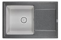 Кухонная мойка GRANULA HI-74 гибрид графит/базальт