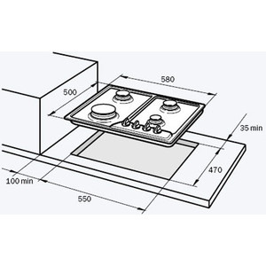 Газовая поверхность DELONGHI raf 46 asv gu купить с доставкой по Москве и Московской области в интернет-магазине АваТехно