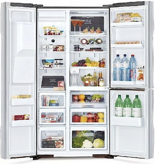 Холодильник side-by-side HITACHI r-m702 gpu2x mir купить с доставкой по Москве и Московской области в интернет-магазине АваТехно