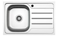Кухонная мойка Zigmund & Shtain Rechteck 790.8 linen с сифоном