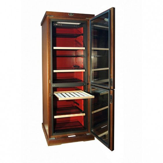 Винный шкаф IP INDUSTRIE CEX 601 CU вишня купить с доставкой по Москве и Московской области в интернет-магазине АваТехно