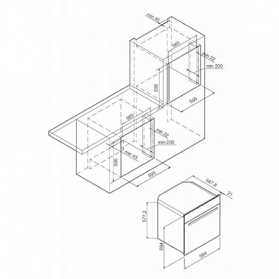 Духовой шкаф GRAUDE BK 60.2 S купить с доставкой по Москве и Московской области в интернет-магазине АваТехно