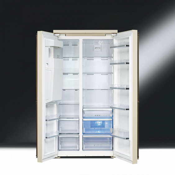 Холодильник side-by-side SMEG sbs8004po купить с доставкой по Москве и Московской области в интернет-магазине АваТехно
