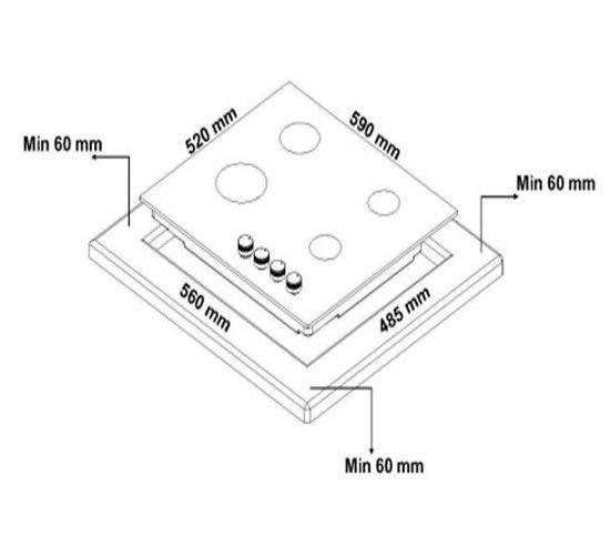 Варочная поверхность ZIGMUND & SHTAIN M 21.6 W купить с доставкой по Москве и Московской области в интернет-магазине АваТехно