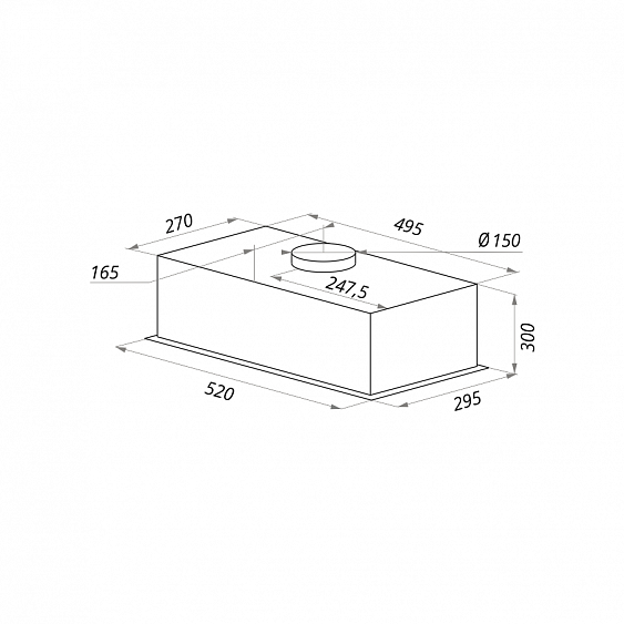 ВЫТЯЖКА MAUNFELD CROSBY FLAT 52 НЕРЖАВЕЙКА купить с доставкой по Москве и Московской области в интернет-магазине АваТехно
