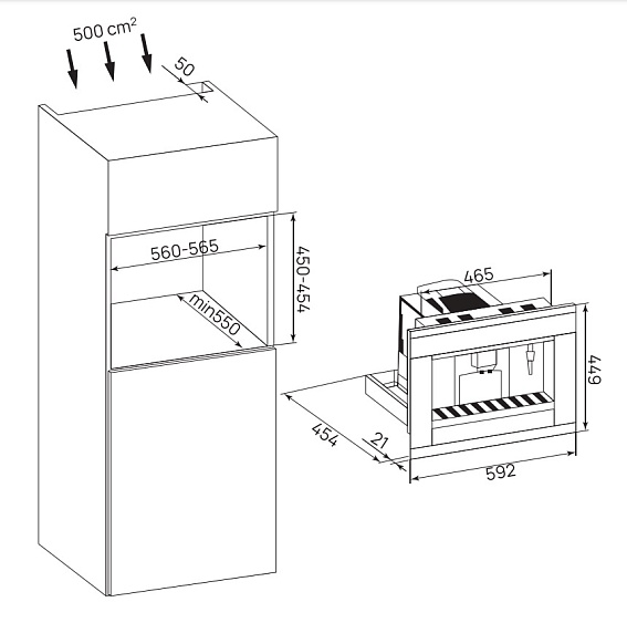 Встраиваемая кофемашина VARD VCC5K купить с доставкой по Москве и Московской области в интернет-магазине АваТехно
