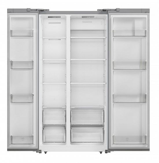 Холодильник HYUNDAI CS6503FV черное стекло купить с доставкой по Москве и Московской области в интернет-магазине АваТехно