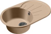 Кухонная мойка GRANFEST RONDO GF-R750L топаз