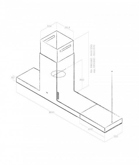 Вытяжка ELICA HAIKU ISLAND WH/A/180 купить с доставкой по Москве и Московской области в интернет-магазине АваТехно