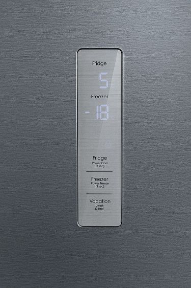 Холодильник HYUNDAI CC4553F черная сталь купить с доставкой по Москве и Московской области в интернет-магазине АваТехно