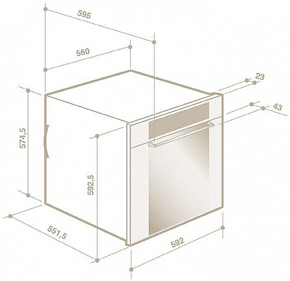 Духовой шкаф DE DIETRICH dop 1140 w купить с доставкой по Москве и Московской области в интернет-магазине АваТехно