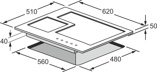 Поверхность KAISER kg 6979 turbo купить с доставкой по Москве и Московской области в интернет-магазине АваТехно