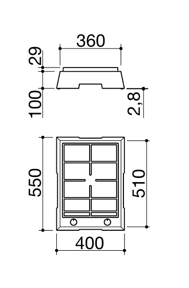 Варочная поверхность BARAZZA 1PTF1 купить с доставкой по Москве и Московской области в интернет-магазине АваТехно