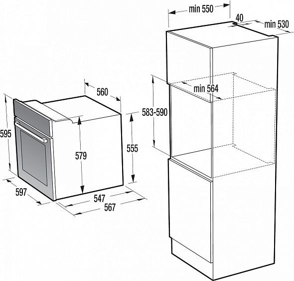 Духовой шкаф GORENJE BOP637ST купить с доставкой по Москве и Московской области в интернет-магазине АваТехно