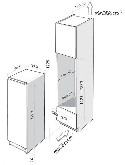 Холодильник DE DIETRICH DRS1124J купить с доставкой по Москве и Московской области в интернет-магазине АваТехно
