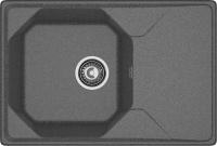 Кухонная мойка GRANFEST GF-U-740L графит
