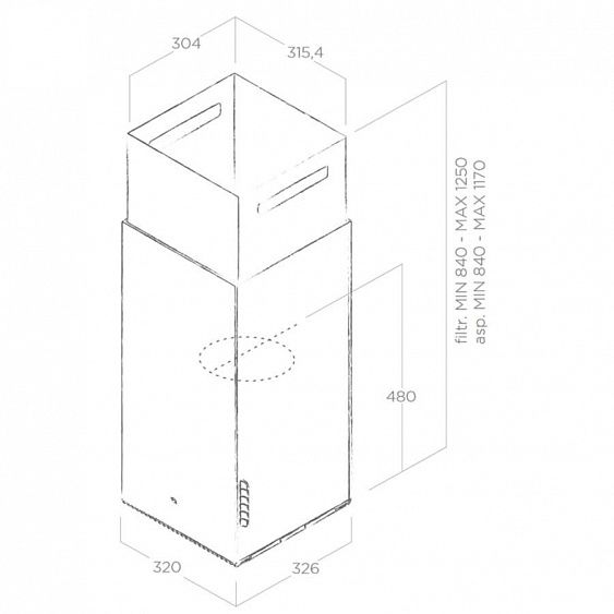Вытяжка ELICA HAIKU ISLAND WH/A/32 купить с доставкой по Москве и Московской области в интернет-магазине АваТехно