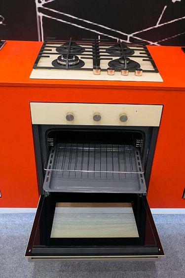 Электрический духовой шкаф MAUNFELD meof.676i (цвет кремовый+бежевое стекло) купить с доставкой по Москве и Московской области в интернет-магазине АваТехно