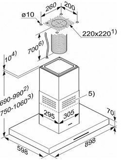 Вытяжка MIELE PUR98D сталь купить с доставкой по Москве и Московской области в интернет-магазине АваТехно