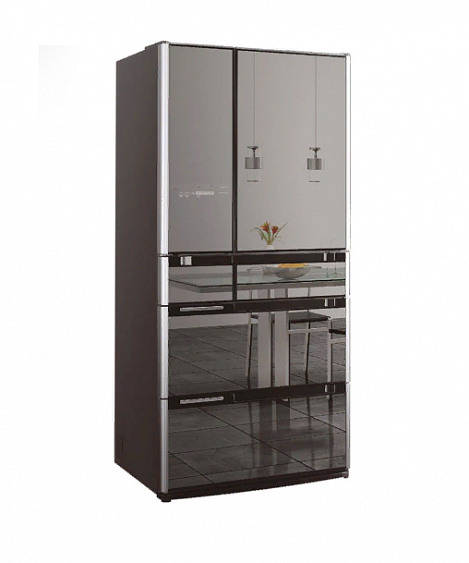 Холодильник  HITACHI R-X690GU X (Crystal Mirror) купить с доставкой по Москве и Московской области в интернет-магазине АваТехно