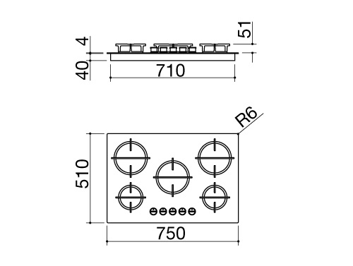 Варочная поверхность BARAZZA 1PMD75 купить с доставкой по Москве и Московской области в интернет-магазине АваТехно