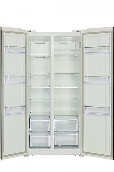 Холодильник HIBERG RFS-480DX NFGW купить с доставкой по Москве и Московской области в интернет-магазине АваТехно