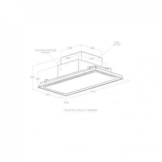 Вытяжка ELICA ILLUSION H30 PAINT/A/100 купить с доставкой по Москве и Московской области в интернет-магазине АваТехно