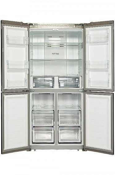 Холодильник HIBERG RFQ-490DX NFGP купить с доставкой по Москве и Московской области в интернет-магазине АваТехно