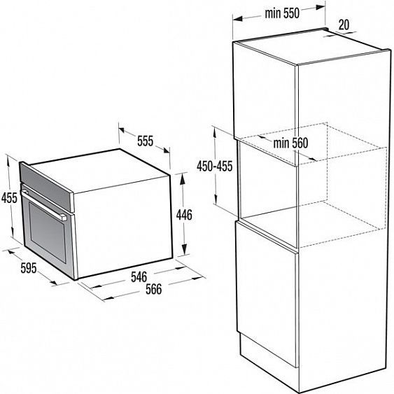 Духовой шкаф GORENJE BO547INI купить с доставкой по Москве и Московской области в интернет-магазине АваТехно