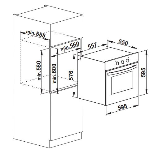 Духовой шкаф WEISSGAUFF oe 69 pdw купить с доставкой по Москве и Московской области в интернет-магазине АваТехно