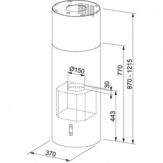 Вытяжка FRANKE FTU 3807 I XS LED 335.0518.744 купить с доставкой по Москве и Московской области в интернет-магазине АваТехно