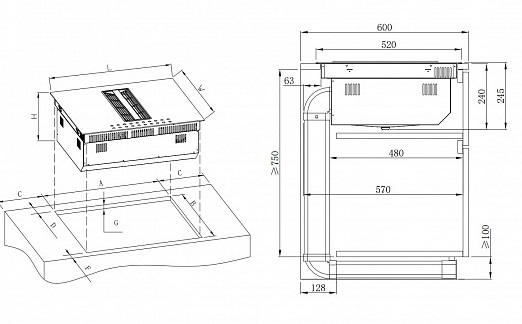 Варочная поверхность KORTING HIBH 68980 NB купить с доставкой по Москве и Московской области в интернет-магазине АваТехно