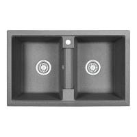 Кухонная мойка GRANULA GR-8101 графит