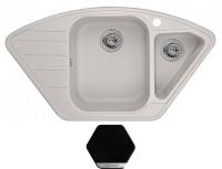 Мойка WEISSGAUFF corner 890 eco granit черный