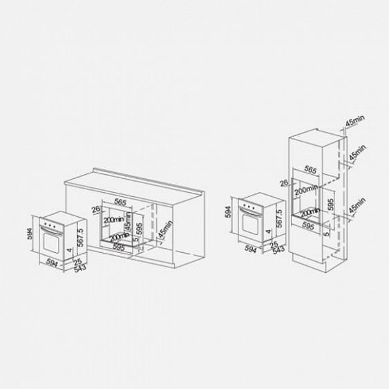 Электрический духовой шкаф EXITEQ f 50 ewh купить с доставкой по Москве и Московской области в интернет-магазине АваТехно