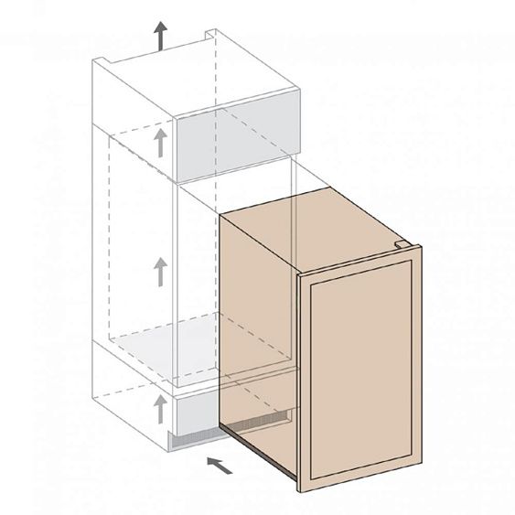 Винный шкаф Dunavox DAVG-72.185DB.TO купить с доставкой по Москве и Московской области в интернет-магазине АваТехно