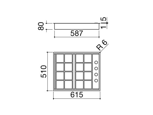 Варочная поверхность BARAZZA 1PLB4 купить с доставкой по Москве и Московской области в интернет-магазине АваТехно