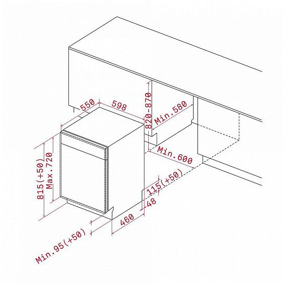 Посудомоечная машина TEKA DW8 55 FI (40782132) купить с доставкой по Москве и Московской области в интернет-магазине АваТехно