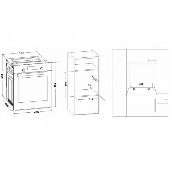 Духовой шкаф SCHAUB LORENZ SLB EY4740 купить с доставкой по Москве и Московской области в интернет-магазине АваТехно