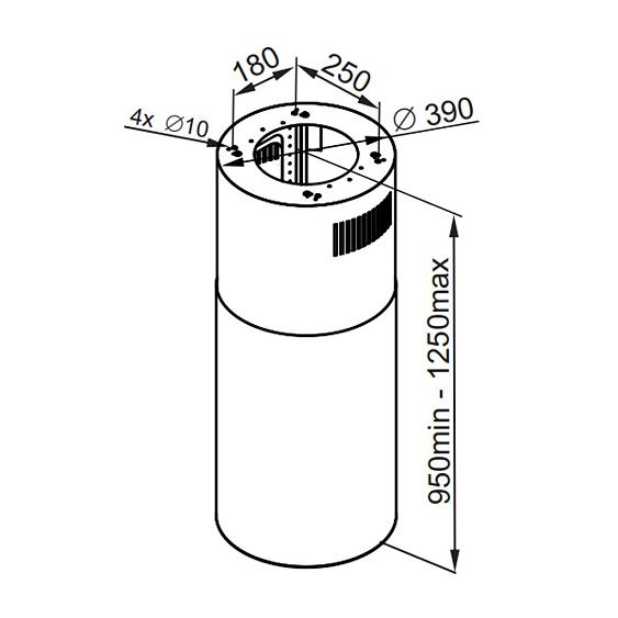 Островная вытяжка Maunfeld Lee Isla (sensor) 39 белый купить с доставкой по Москве и Московской области в интернет-магазине АваТехно